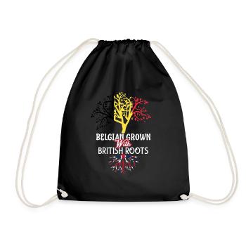 Belgique Belgique Angleterre Ancêtres britanniques britanniques - Sac de sport léger - noir - Devant