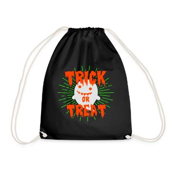 Trick or Treat - Turnbeutel - Schwarz - Vorne