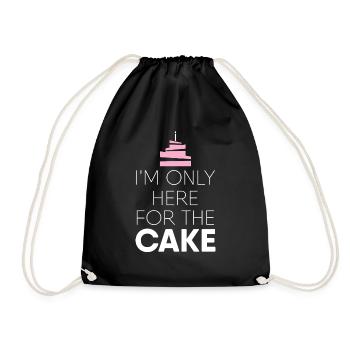 Boulangerie boulangerie cadeau gâteau gâteau tarte cuisinier - Sac de sport léger - noir - Devant