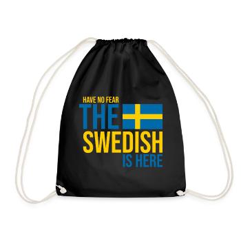Schweden schwedisch - Turnbeutel - Schwarz - Vorne