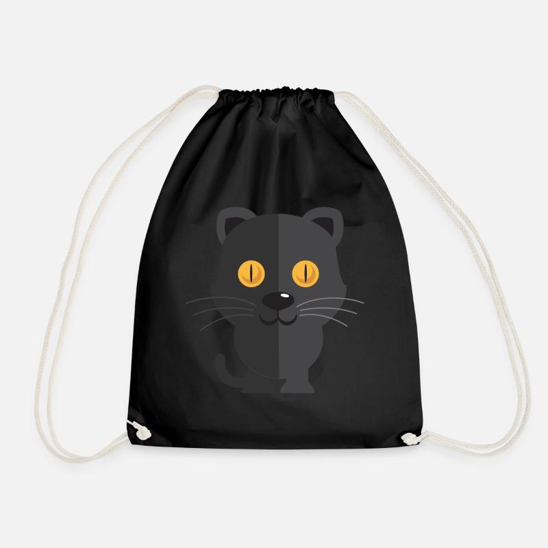 Animals Animals Animal Print Nature 26 - Drawstring Bag - black