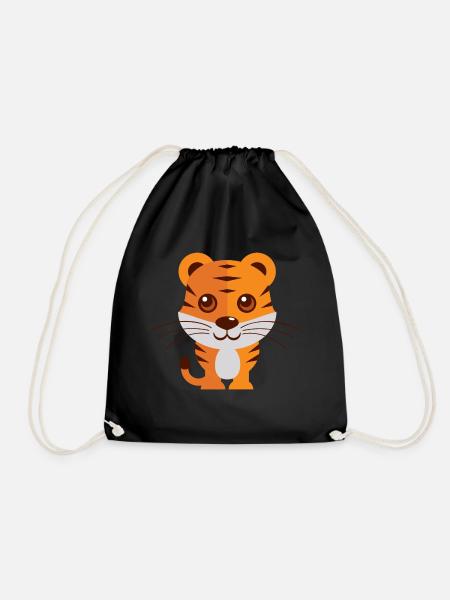 Animals Animals Animal Print Nature 29 - Drawstring Bag - black