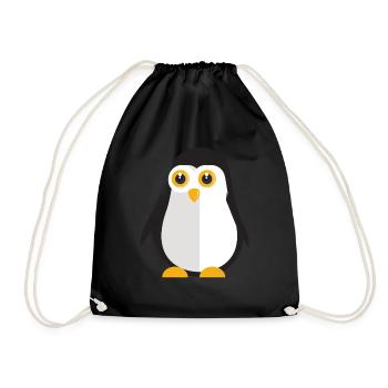 Animals Tiere Animal Print Nature 42 - Turnbeutel - Schwarz - Vorne