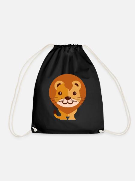 Animals Animals Animal Print Nature 50 - Drawstring Bag - black