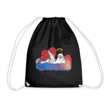 Pauline Lapin Arc-En-Ciel - Sac de sport léger - noir - Devant