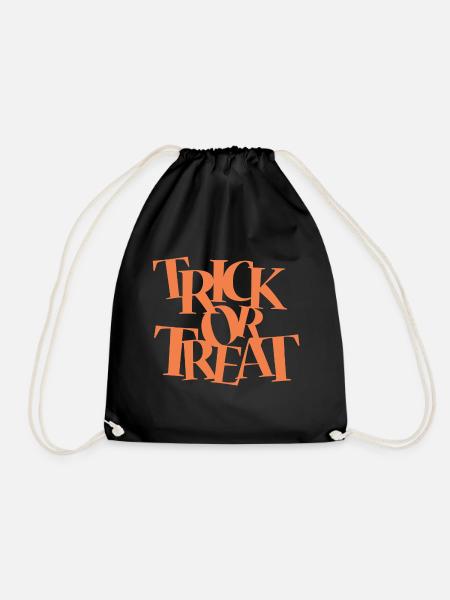 Trick or treat - Turnbeutel - Schwarz