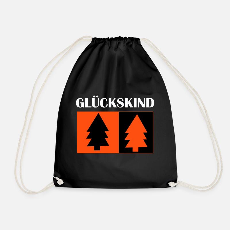 Glückskind - Turnbeutel - Schwarz
