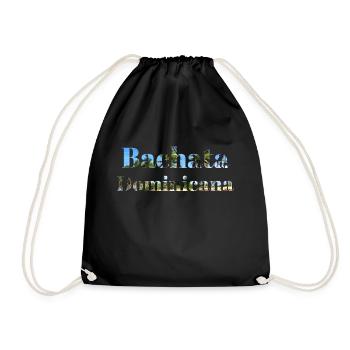 Bachata Dominicana gift dance Latinos Latina - Drawstring Bag - black - Front