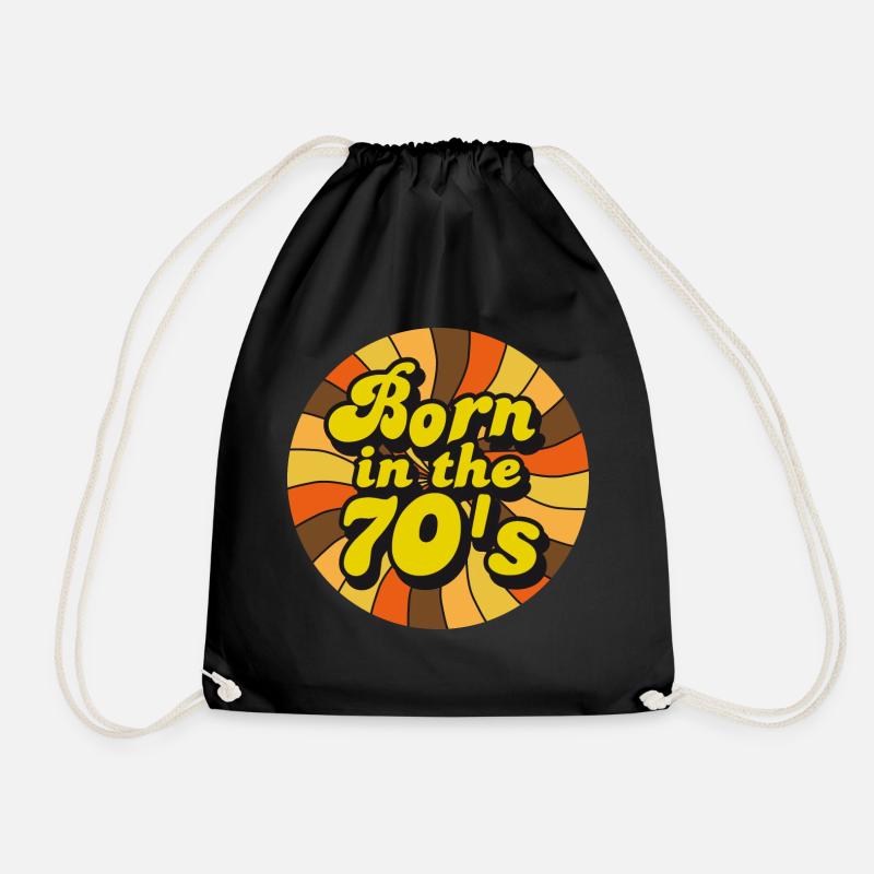 Born in the 70's - Turnbeutel - Schwarz