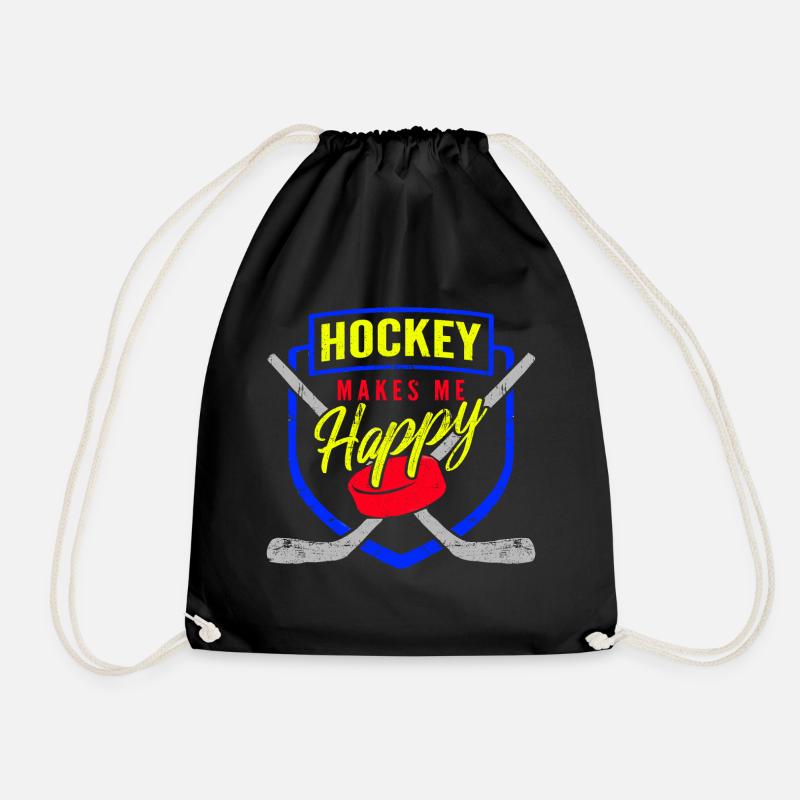 Eishockey - Turnbeutel - Schwarz