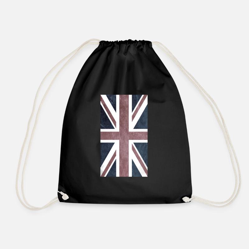 union jack - Turnbeutel - Schwarz