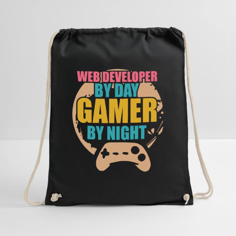 Developer Web Developer By Day Gamer By Night Sac de sport léger