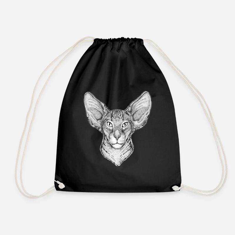 Chat - Sac de sport léger - noir