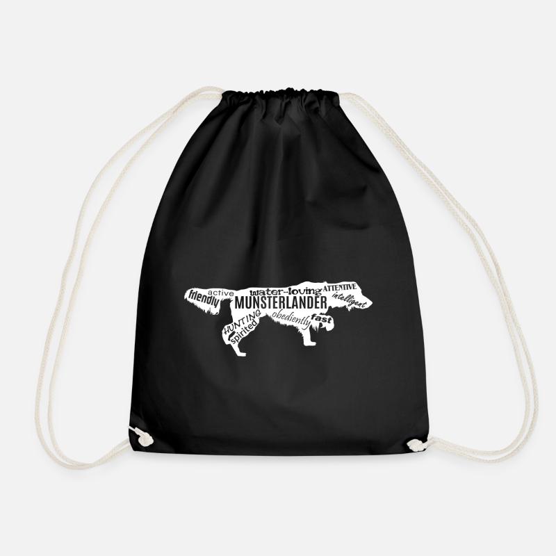 Münsterländer Jagdhund - Sac de sport léger - noir