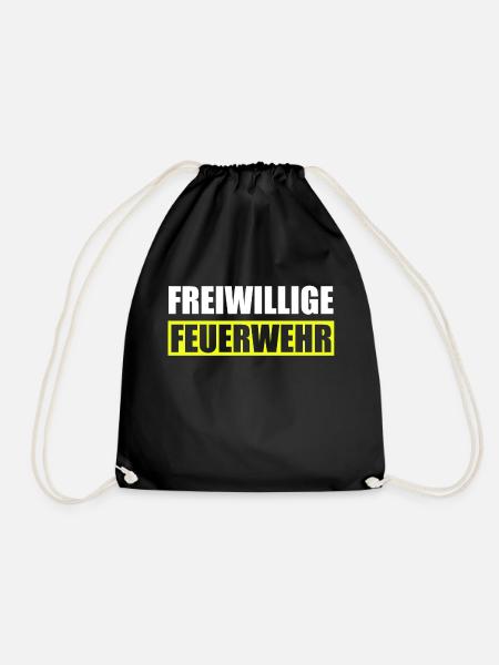 Freiwillige Feuerwehr - Turnbeutel - Schwarz