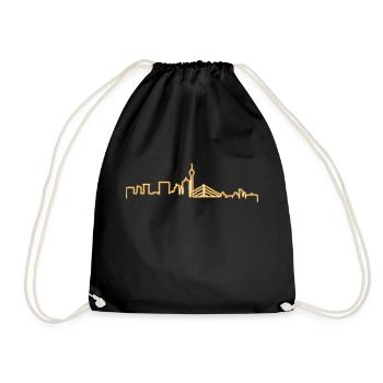 Dusseldorf - Drawstring Bag - black - Front