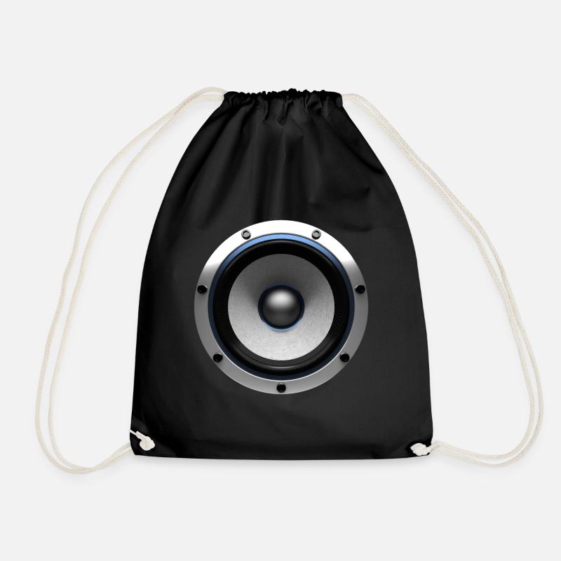 Speakers - Drawstring Bag - black