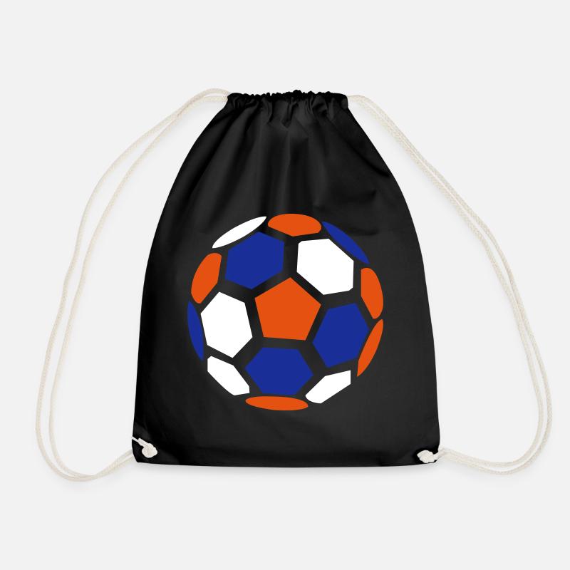 Frankreich Ball - Turnbeutel - Schwarz