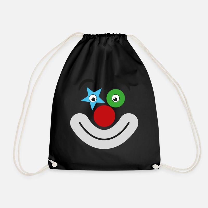 Clown - Turnbeutel - Schwarz
