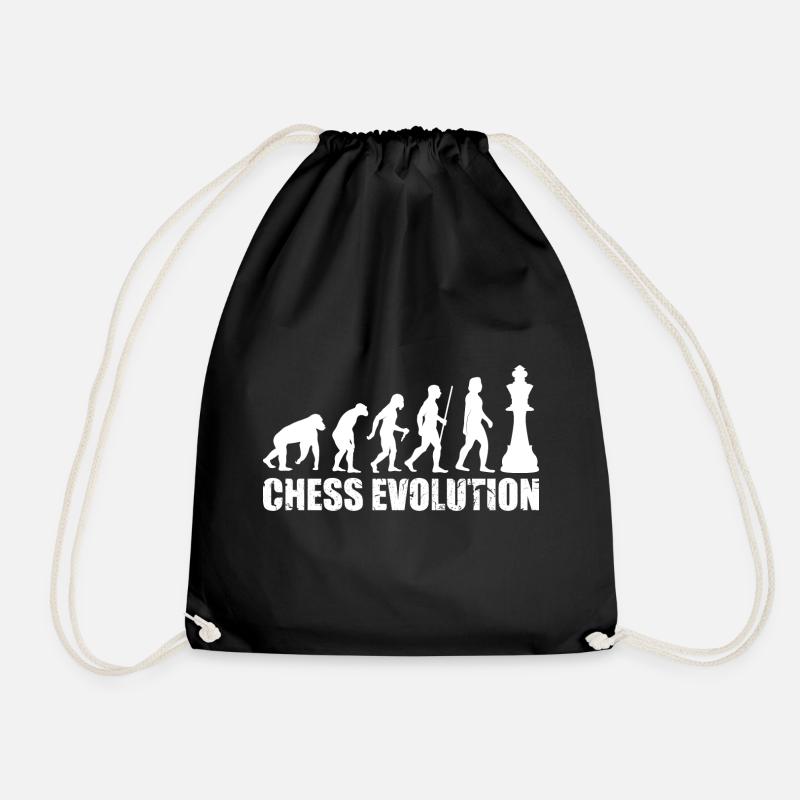 CHESS EVOLUTION - Turnbeutel - Schwarz