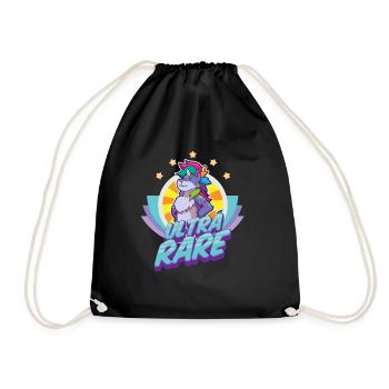 Katze Einhorn Ultra Rate Maine Coon - Turnbeutel - Schwarz - Vorne