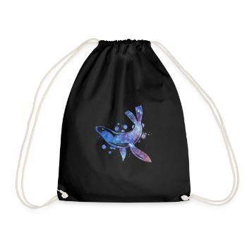 seal - Drawstring Bag - black - Front