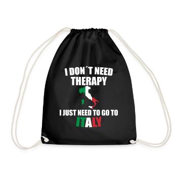 Italie - Sac de sport léger - noir - Devant
