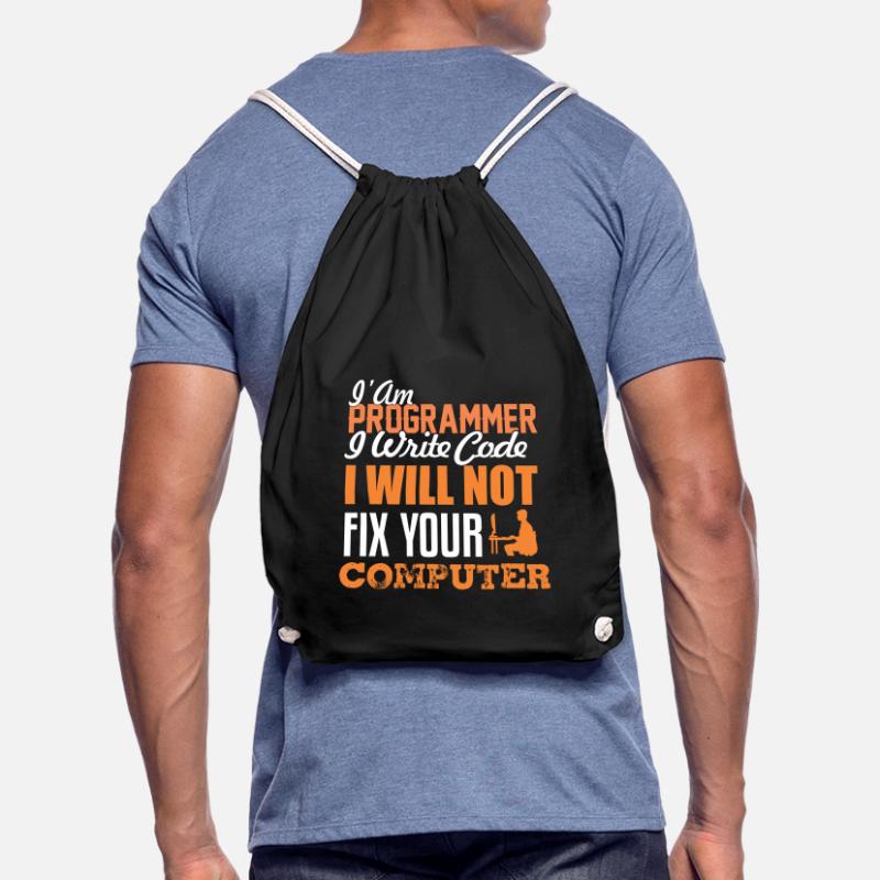 Developer programmer Drawstring Bag