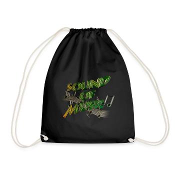 Sound of Music - Drawstring Bag - black - Front