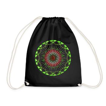 Mandala - Sac de sport léger - noir - Devant