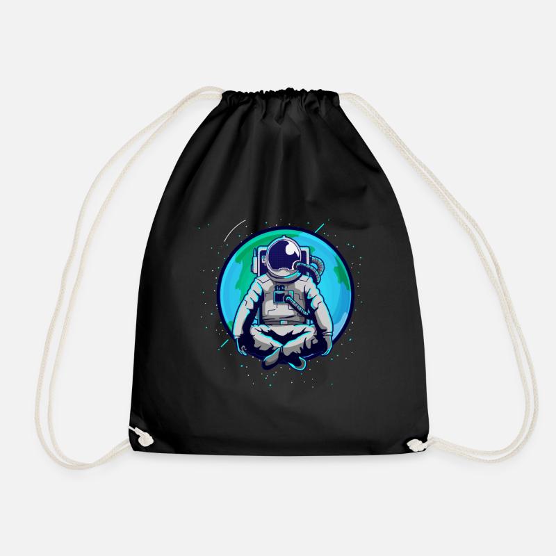 Cadeau du globe terrestre de l'astronaute spatial - Sac de sport léger - noir