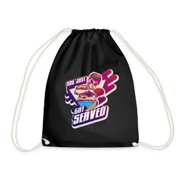 Got Served Serve Table Tennis Professional Gift - Drawstring Bag - black - Front