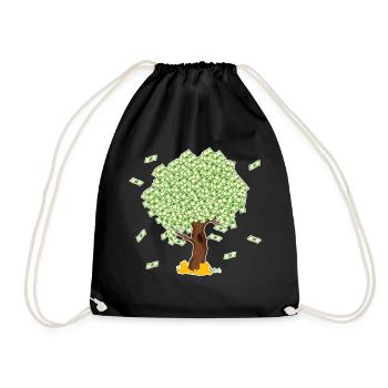 Tshirt Tree of Money Design Pour ceux qui veulent - Sac de sport léger - noir - Devant