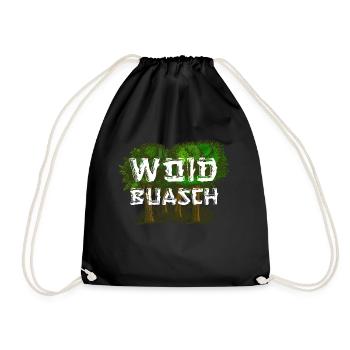 Woidbuasch dialecte dialecte dialecte bois forestier - Sac de sport léger - noir - Devant