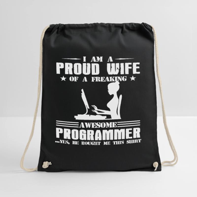 Programmeur Wife Code Computer Le cadeau Sac de sport léger