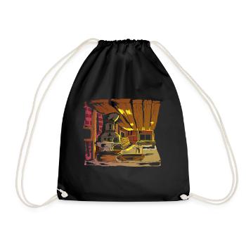 Forgeron forgeron fait main forge forge - Sac de sport léger - noir - Devant