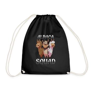Alpaga Squad Team Hommes Femmes Mobilisez - Sac de sport léger - noir - Devant