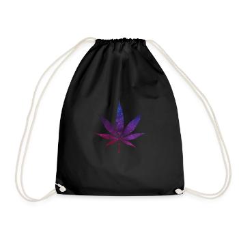 Cannabis - Turnbeutel - Schwarz - Vorne