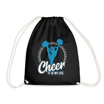 Cheerleading - Turnbeutel - Schwarz - Vorne
