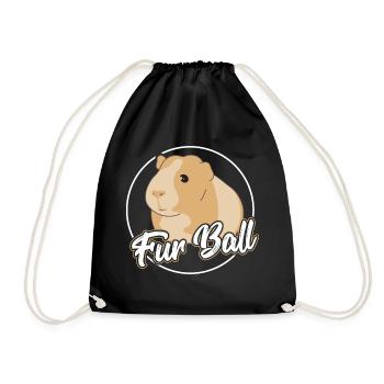 Rongeur cadeau animal de compagnie de cochon d'Inde - Sac de sport léger - noir - Devant