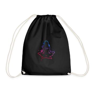 Yoga - Drawstring Bag - black - Front