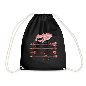 Tir à l'arc Tir à l'arc fille Arrow Plume Sport Arrow - Sac de sport léger - noir - Devant