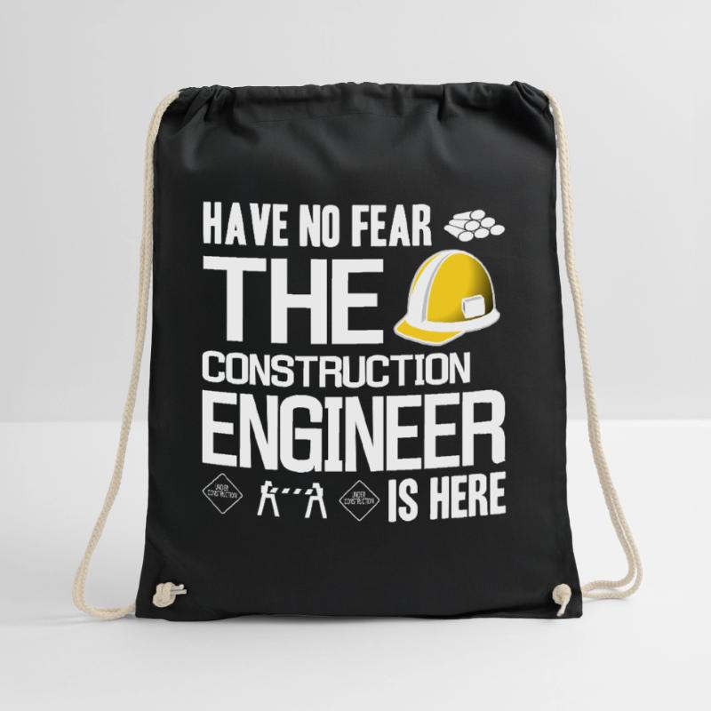 Construction Engineer Civil engineering Drawstring Bag