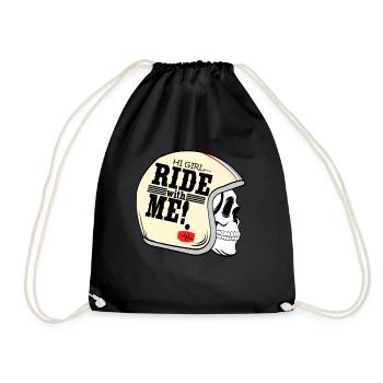 Un teeshirt de motocross cool pour les motards " - Sac de sport léger - noir - Devant