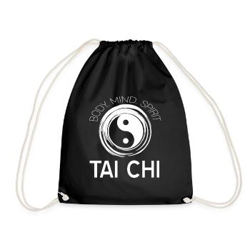 Tai chi - Drawstring Bag - black - Front