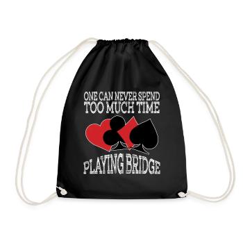 A Nice Spend Tee For A Wealthy You Saying "One - Drawstring Bag - black - Front