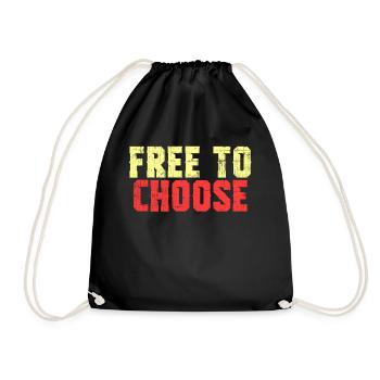 A Nice Choosing Theme Tee For You Who Chooses - Drawstring Bag - black - Front