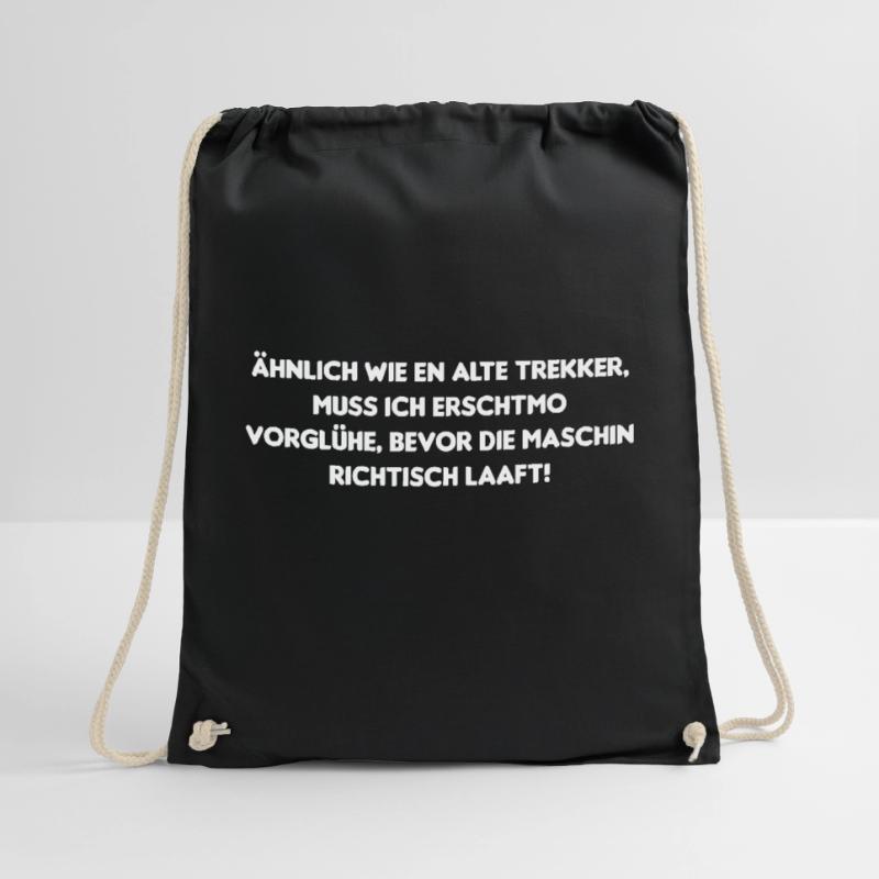 Pfälzer Spruch - Traktor - Geschenk Turnbeutel