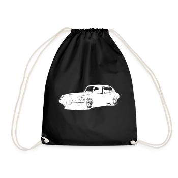 E-type classic from England - Drawstring Bag - black - Front