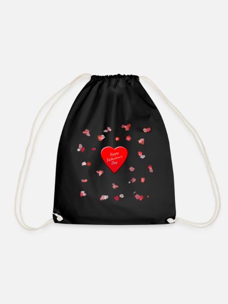 Joyeuse Saint Valentin Saint Valentin - Sac de sport léger - noir